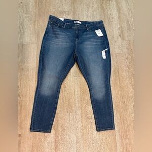 LEVIS STRAUSS SIGNATURE MID-RISE SKINNY JEANS SIZE 20S (W35 L28)
